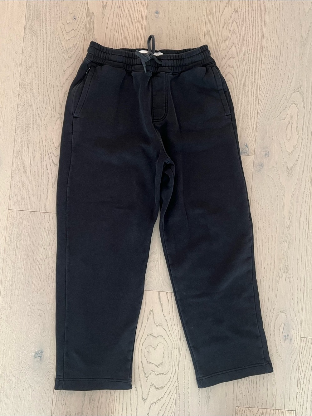 Hollister Men's Black Drawstring Jogger Sweatpants